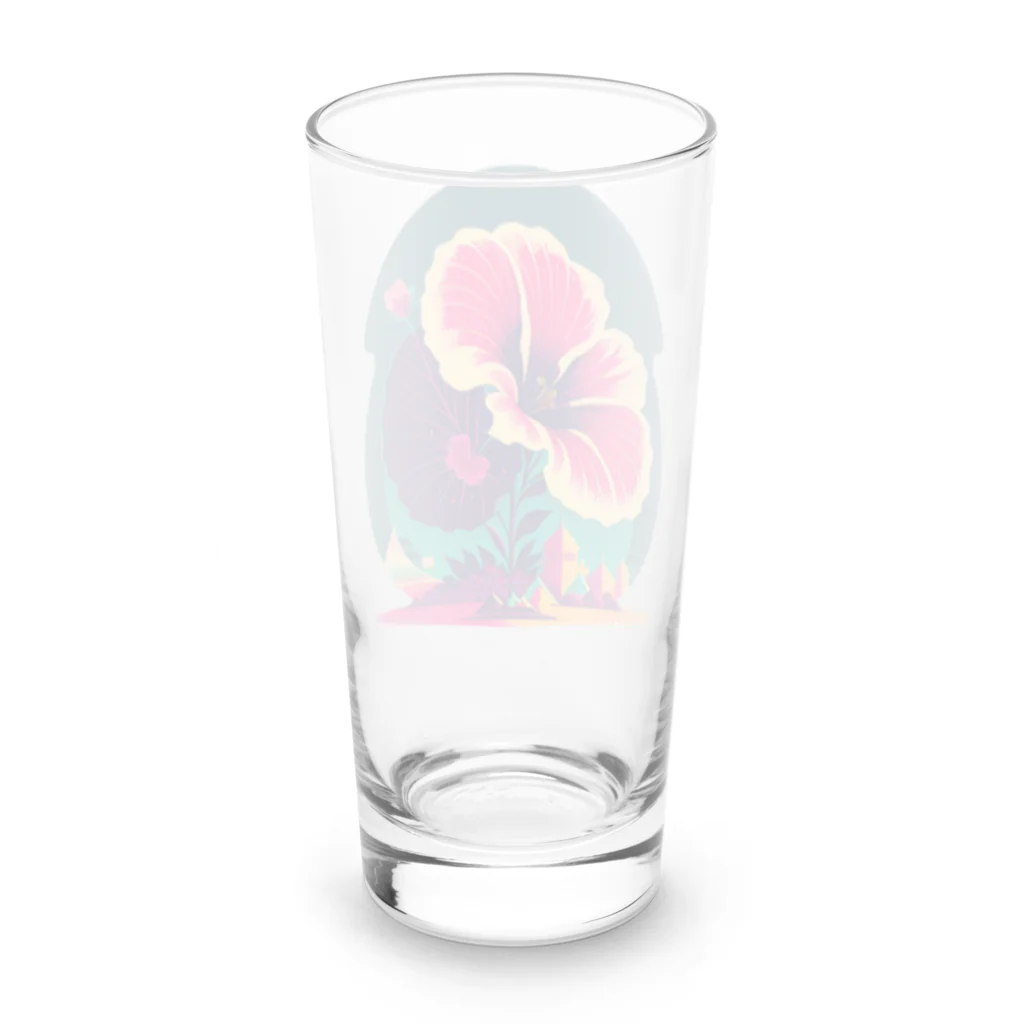 ozのハイビスカス🌺 Long Sized Water Glass :back