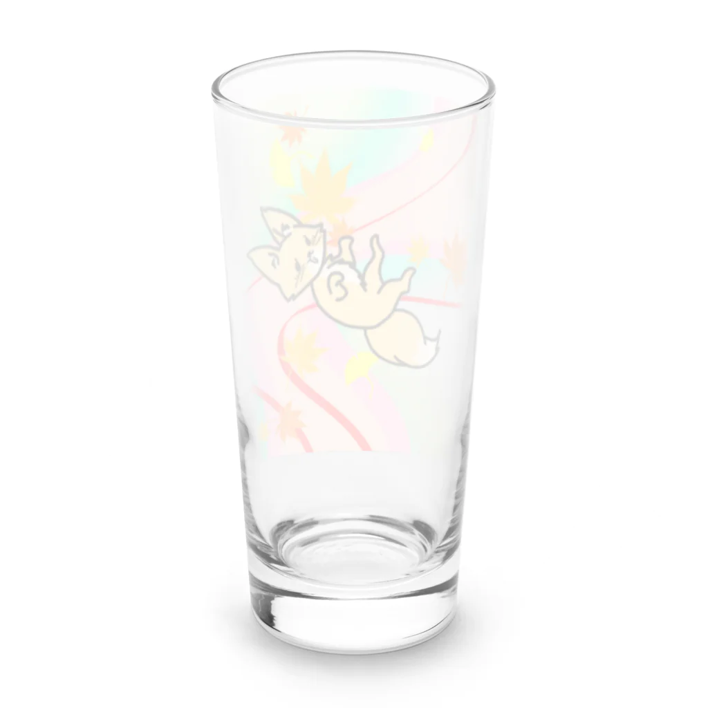 Wan-Wan-Oの紅々遊々 Long Sized Water Glass :back