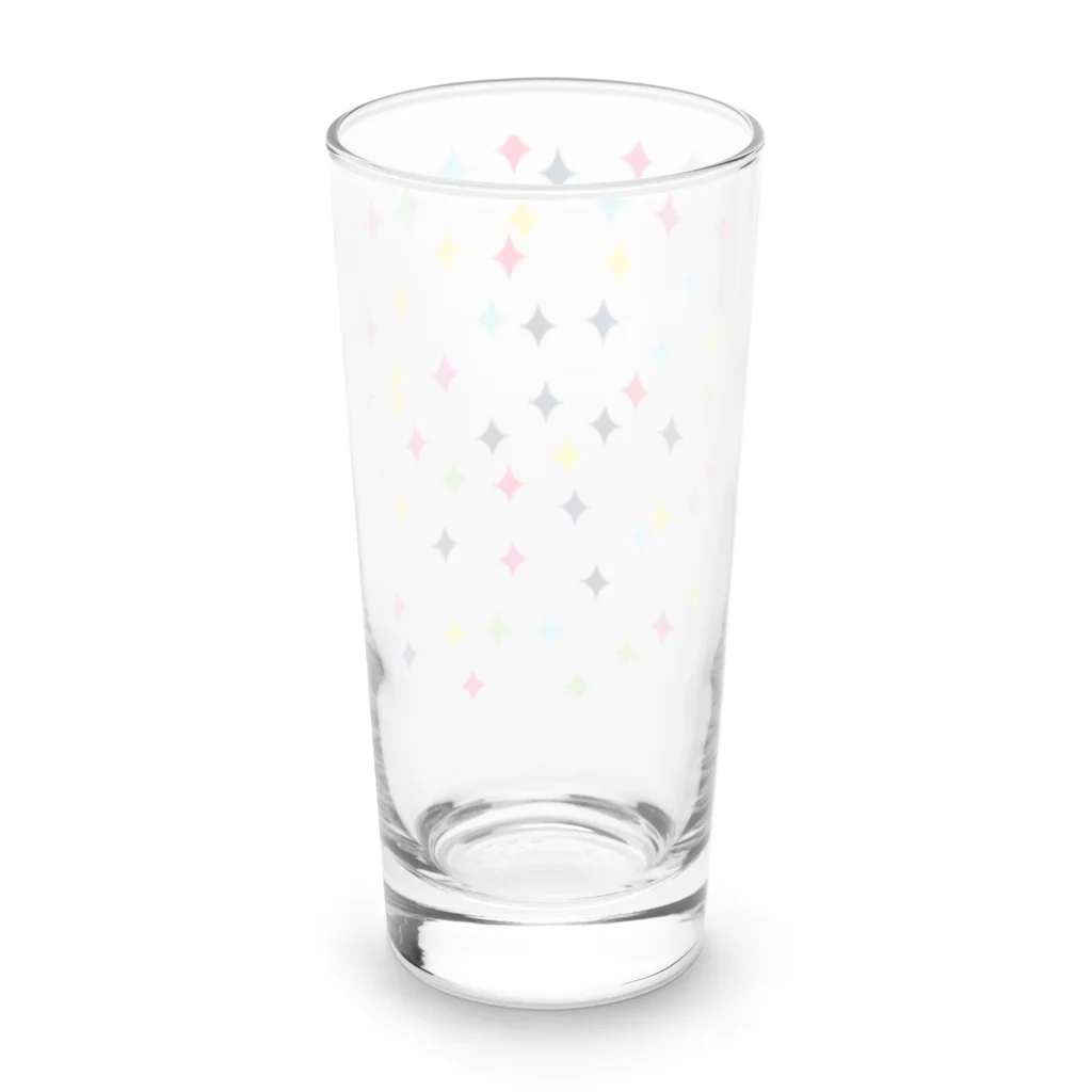 鳥式ナグのキラキラすたー Long Sized Water Glass :back