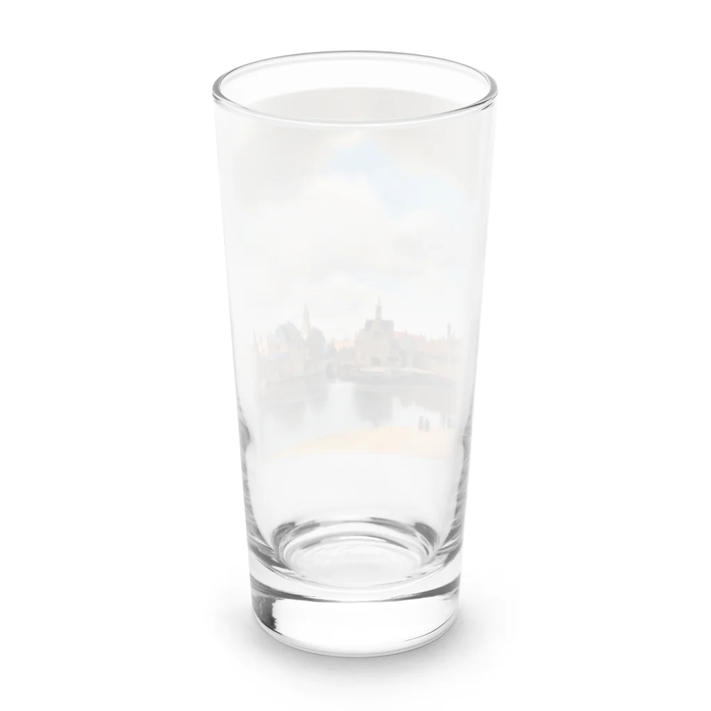 世界美術商店のデルフト眺望 / View of Delft Long Sized Water Glass :back