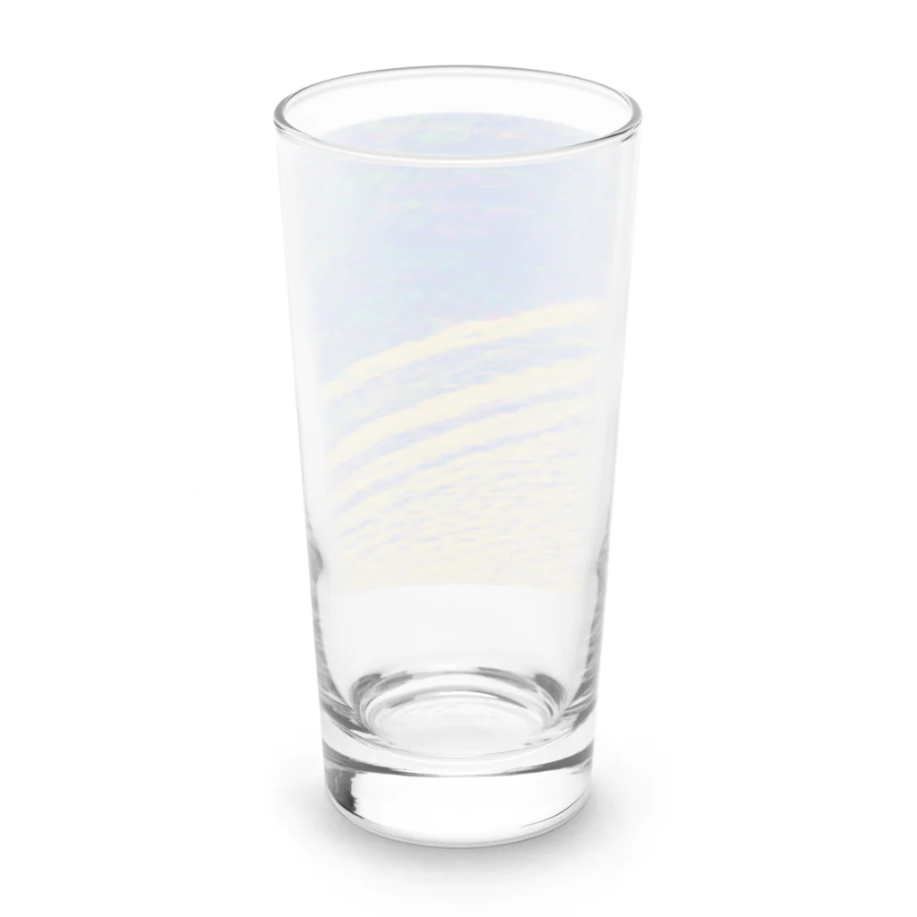 水草の波打ち際（夕暮れ） Long Sized Water Glass :back