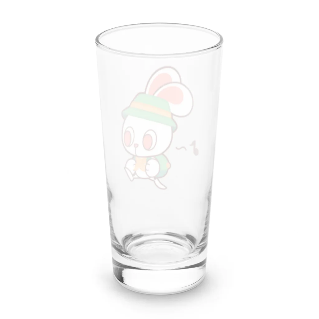 レタ(LETA)のぽっぷらうさぎ(ハイキング) Long Sized Water Glass :back