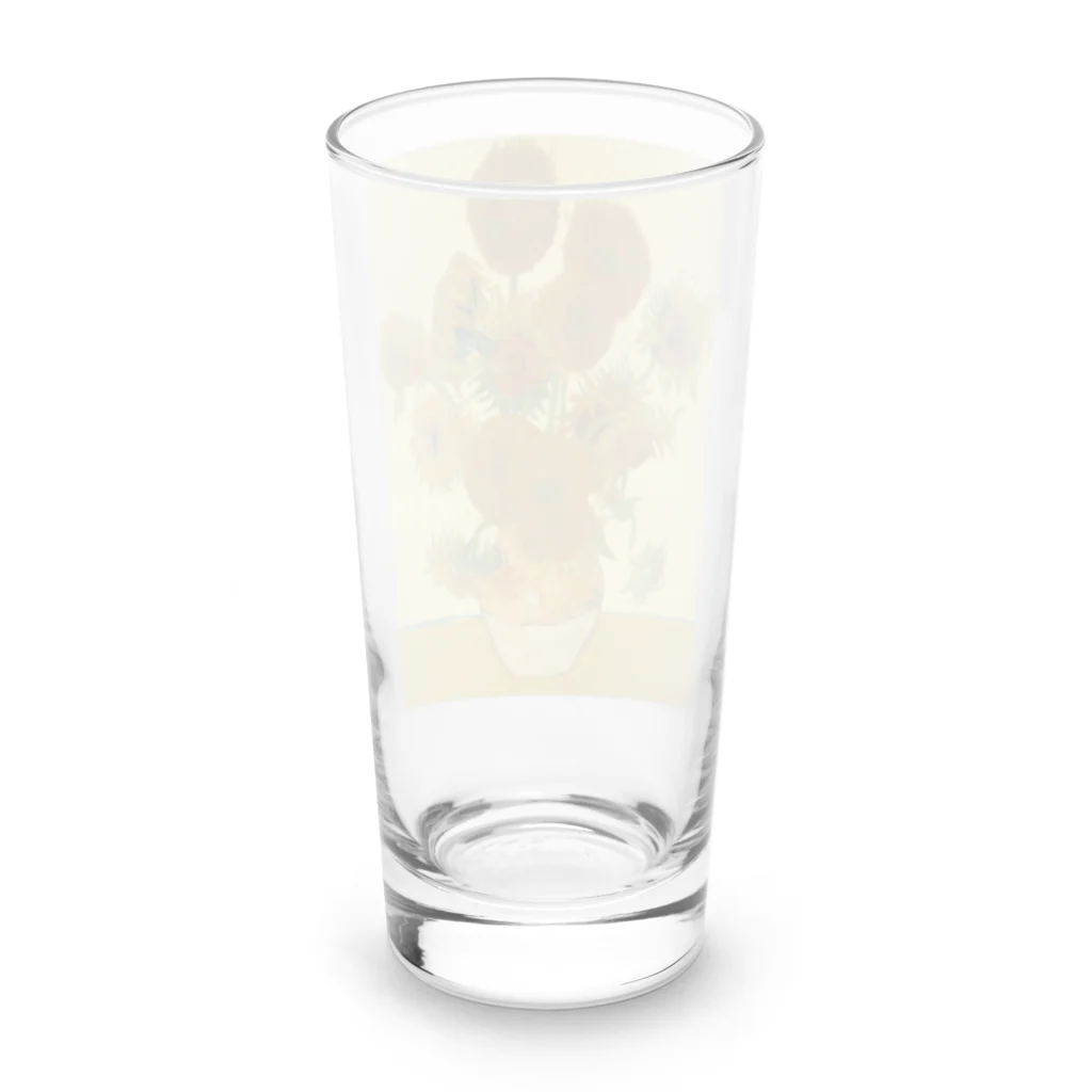 世界美術商店のひまわり / Sunflowers Long Sized Water Glass :back