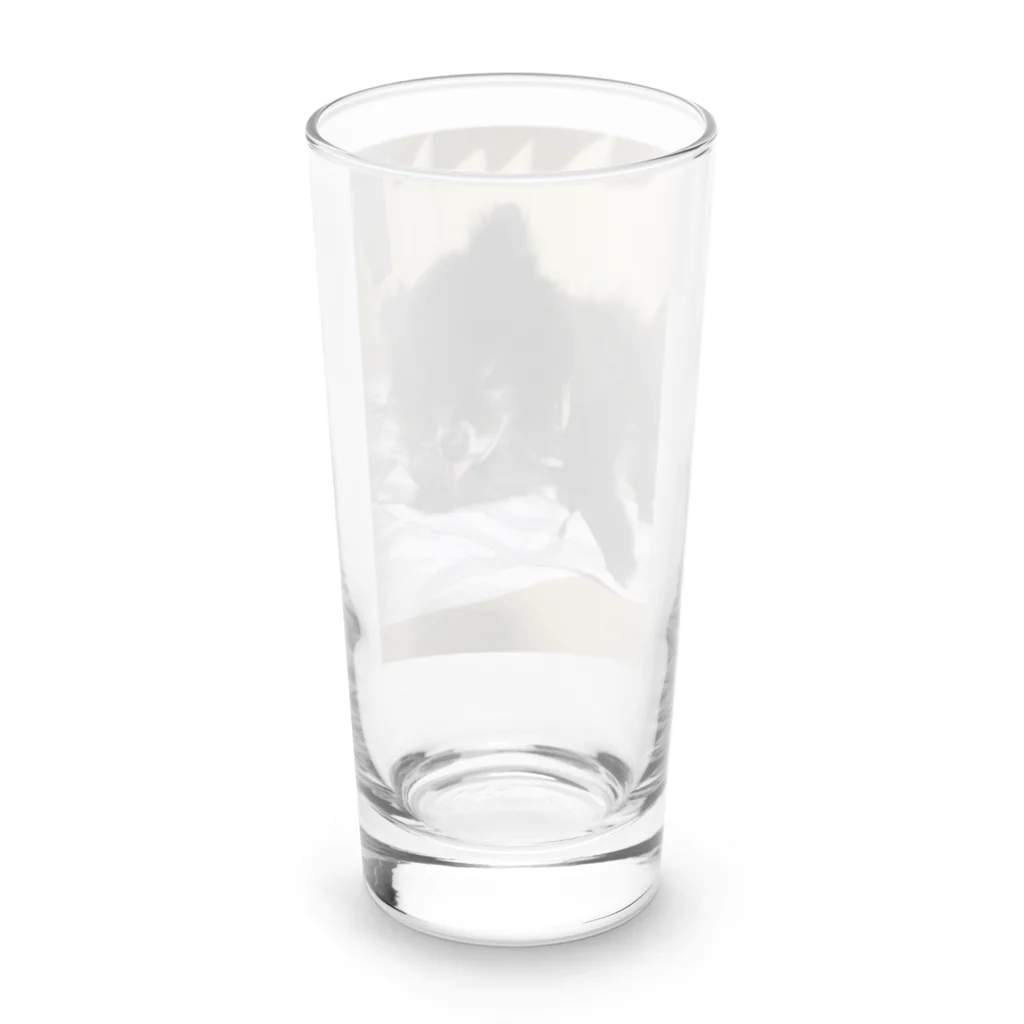 ♡（ぺるしゃむ）のぺろっとくろぽめ！ Long Sized Water Glass :back