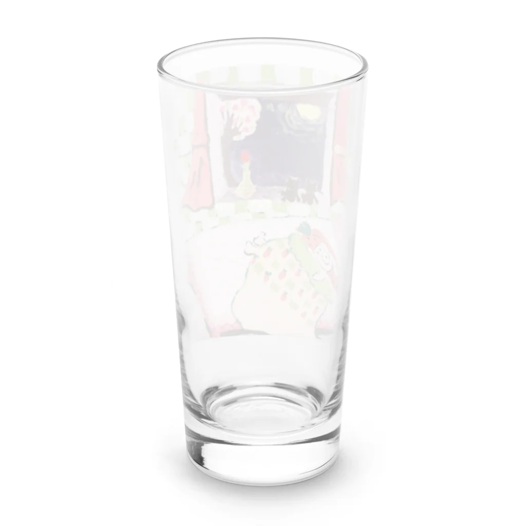 seater のうさぎのパジャマを着て Long Sized Water Glass :back