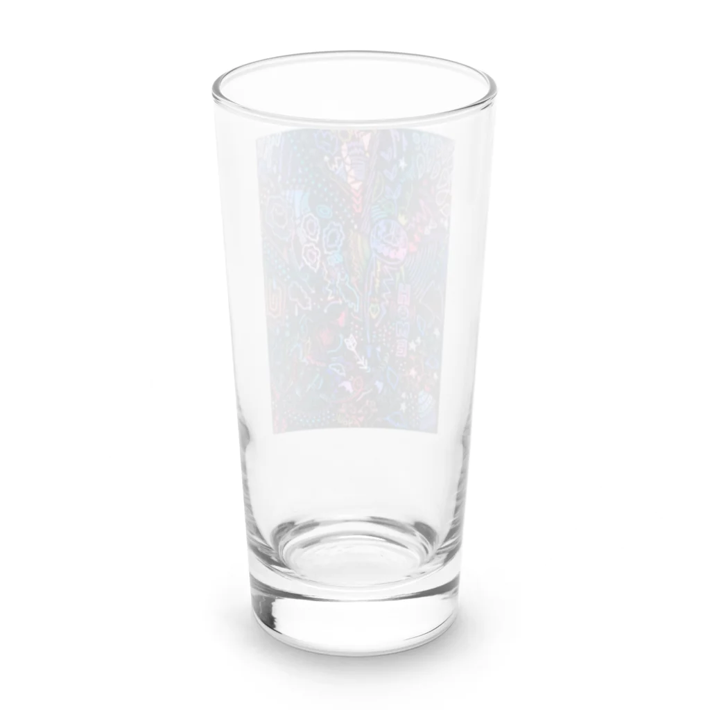 17ARTstyleのHOMEシリーズ/ポップアート/カラフル Long Sized Water Glass :back