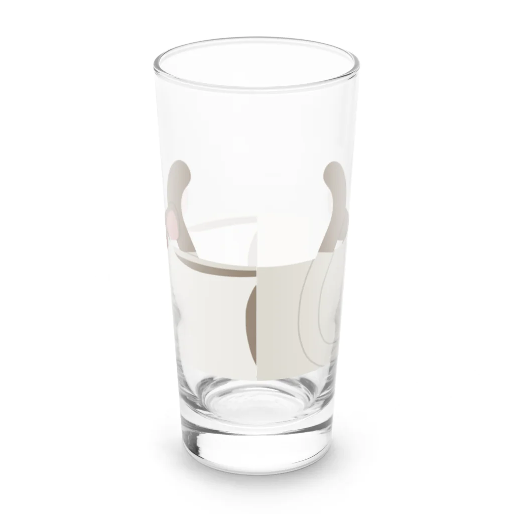 Coral Pea -フクロモモンガブリーダー-のフクモモ愛好会。(のぺっとクリミノ) Long Sized Water Glass :back