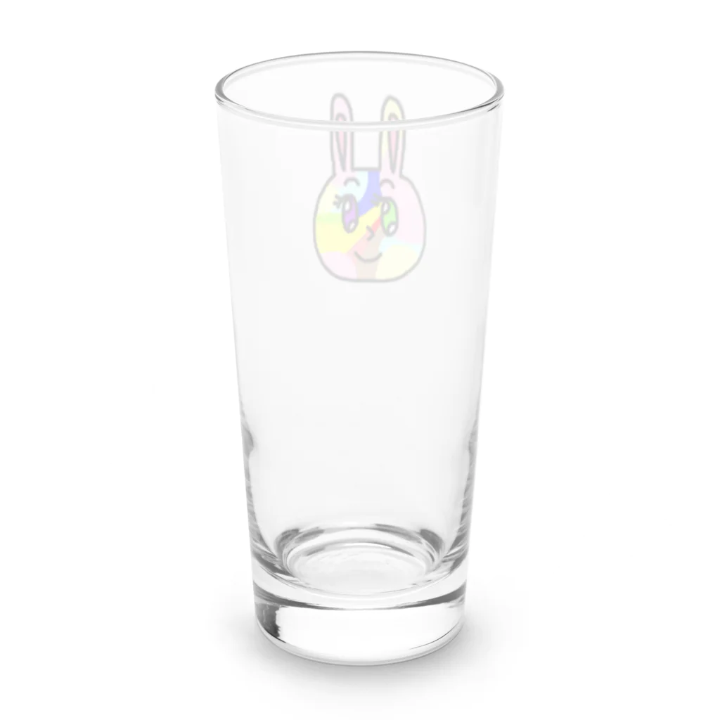 おむたこのほにゃにゃうさこ Long Sized Water Glass :back