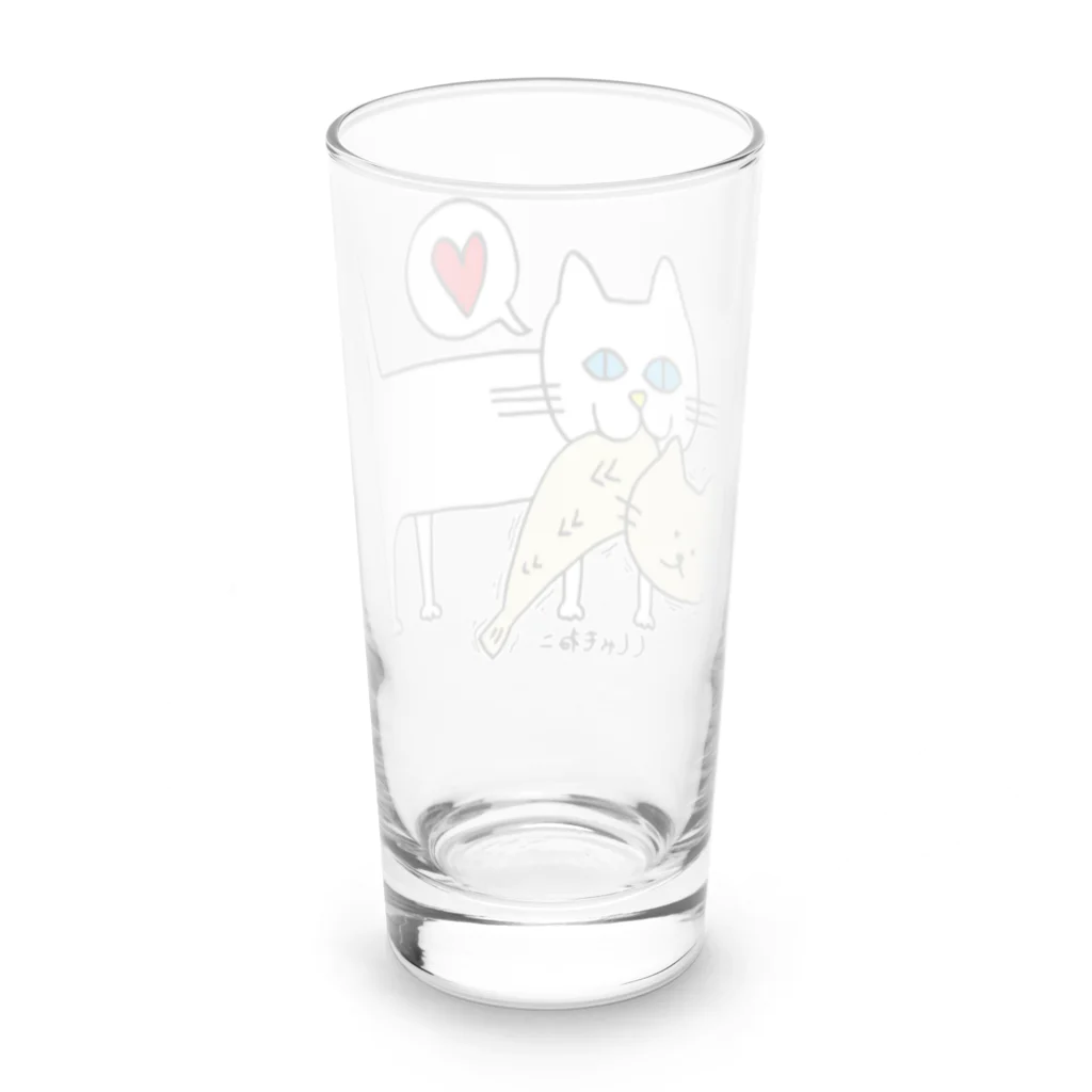 ししゃもねこ社のガクブルししゃもねこ Long Sized Water Glass :back