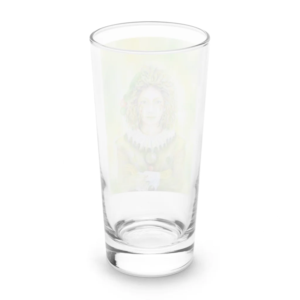 Happy Circusのハッピークラウン1 Long Sized Water Glass :back