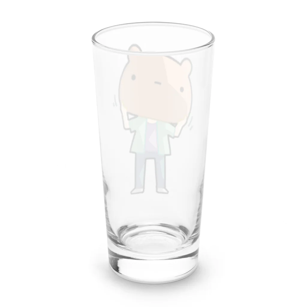 うさやの人見知りなんでね。 Long Sized Water Glass :back