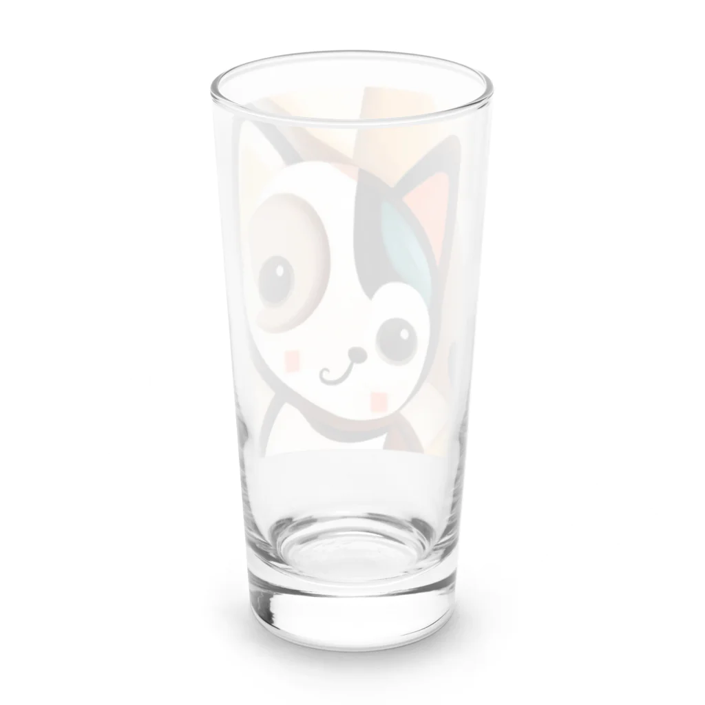 T2 Mysterious Painter's ShopのMysterious Cat Long Sized Water Glass :back