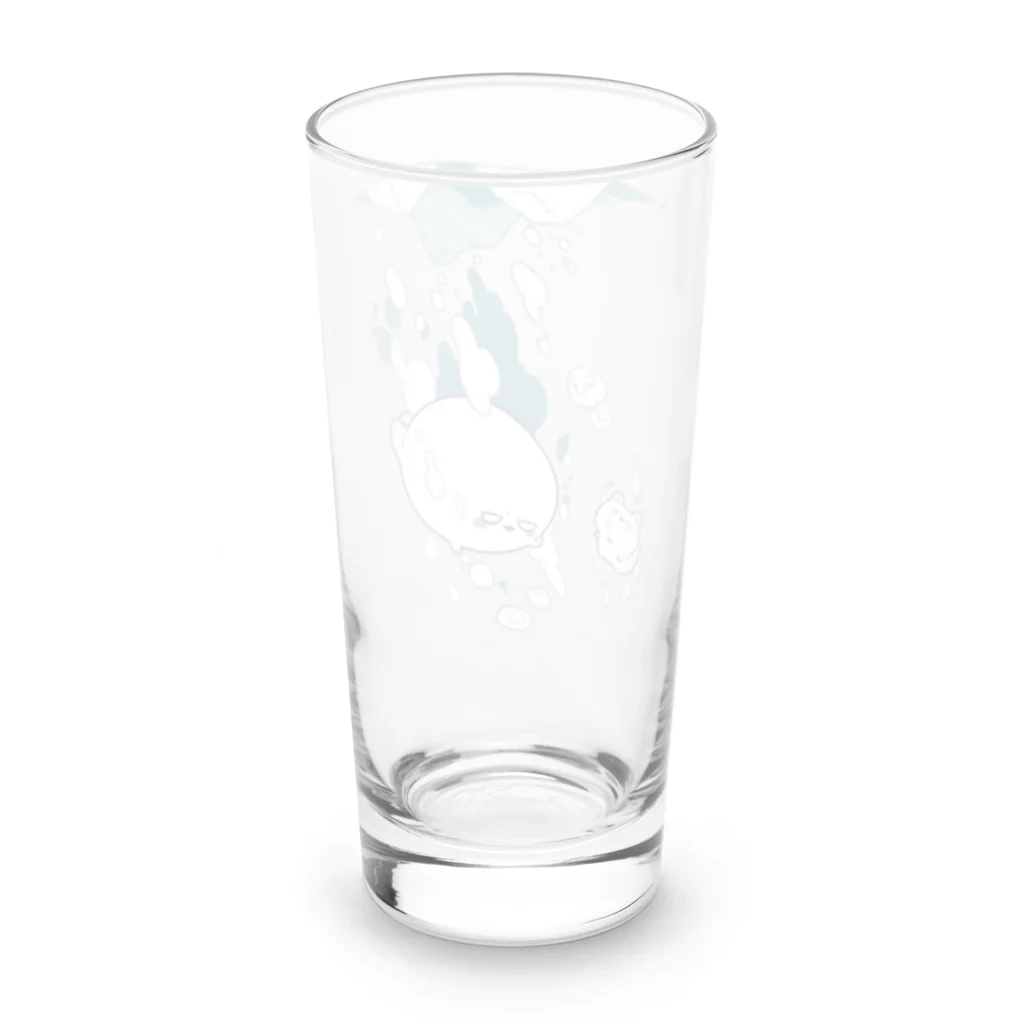 あざらし舎のざぶーんアザラシ Long Sized Water Glass :back