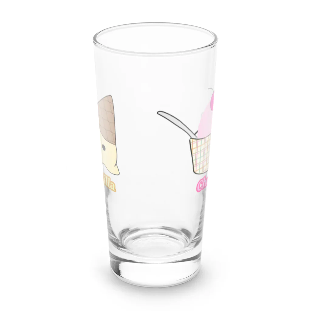 アイスの子のアイスの子　 Long Sized Water Glass :back