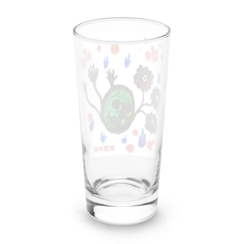 新堂本舗のホラーちゃん Long Sized Water Glass :back