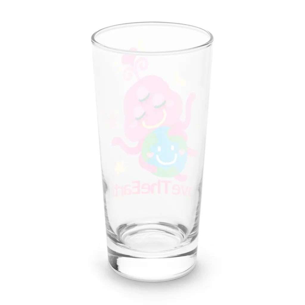 雁花工房（寄付アイテム販売中です）のLove The Earth Long Sized Water Glass :back