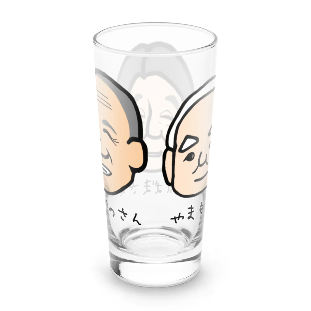 LalaHangeulのおじい３ズ Long Sized Water Glass :back