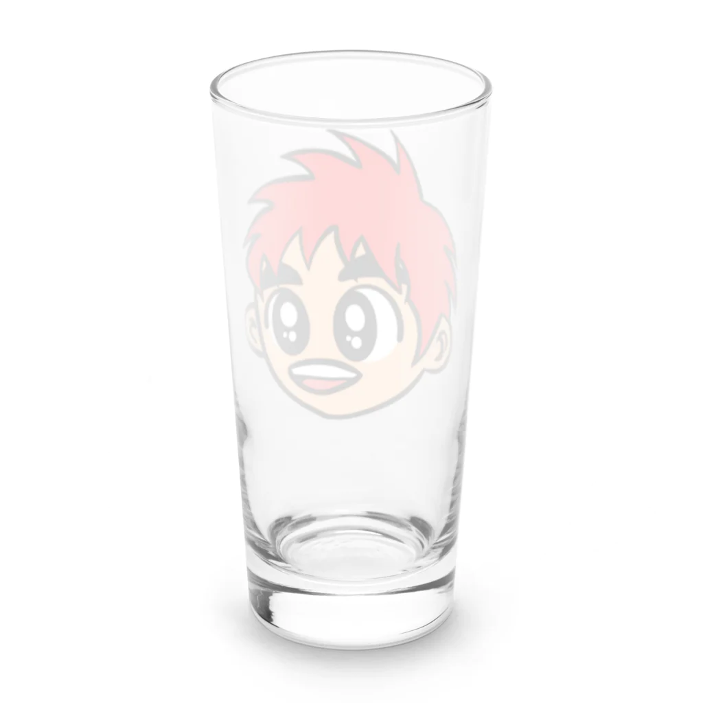 じゅうに（Jyuuni）の0007・赤い髪の少年（じゅうにブランド） Long Sized Water Glass :back