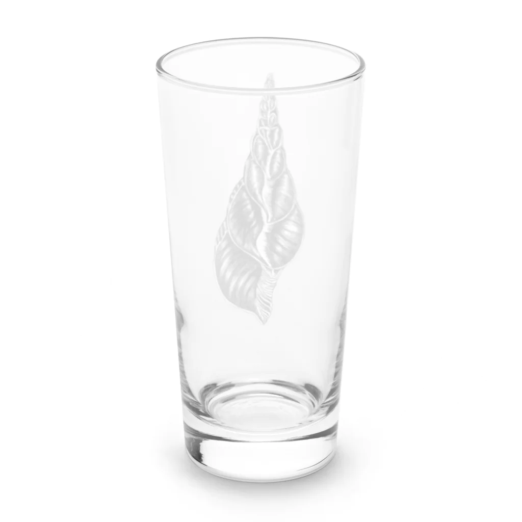 縄文ヨロコビトの巻き貝が好き Long Sized Water Glass :back