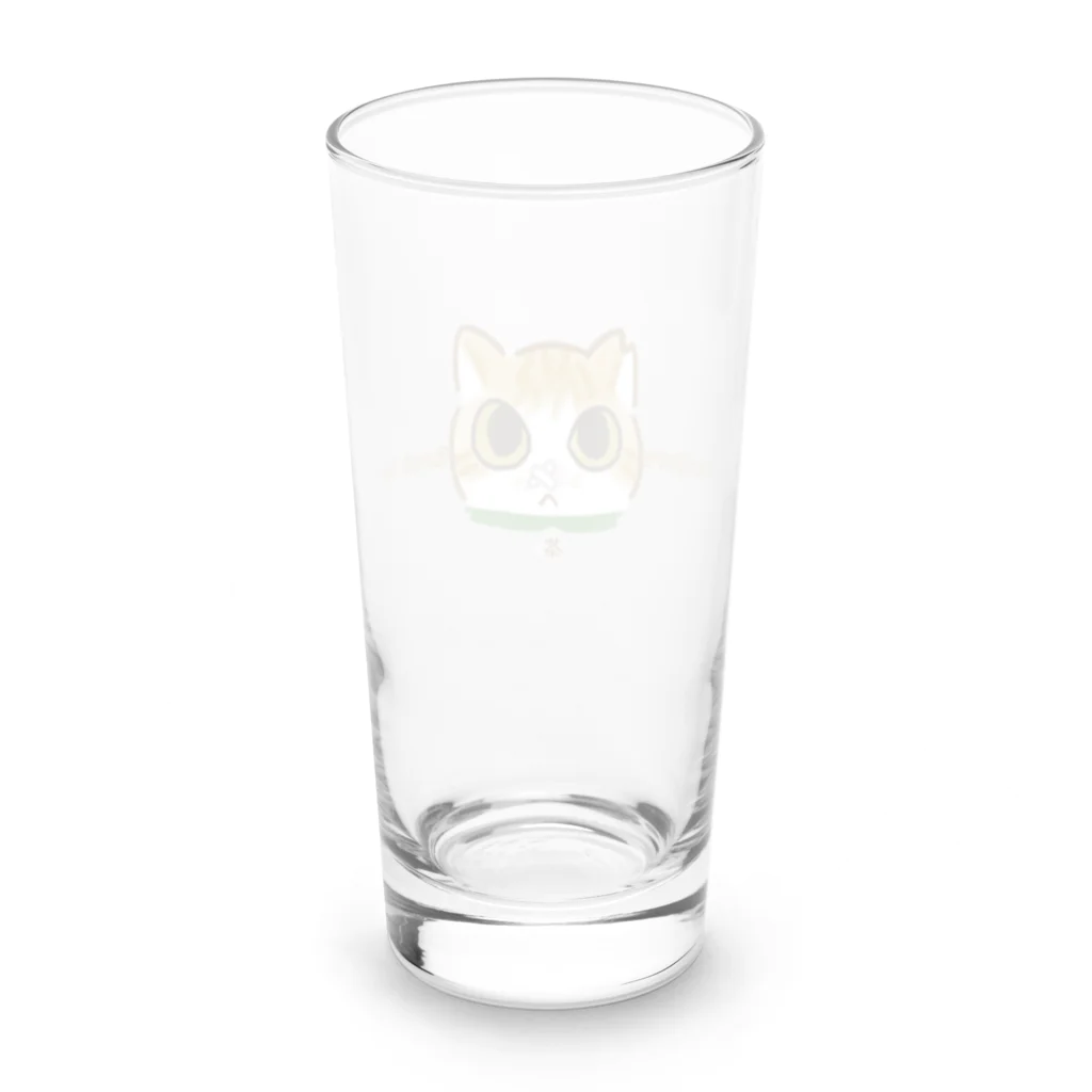 こたろうといっしょの茶々丸、癌をやっつけろ！ Long Sized Water Glass :back