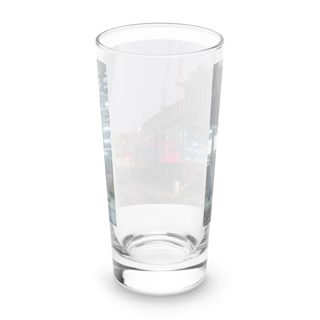 Second_Life_of_Railwaysのミャンマーに譲渡されたキハ11系と現地の客車列車 Long Sized Water Glass :back