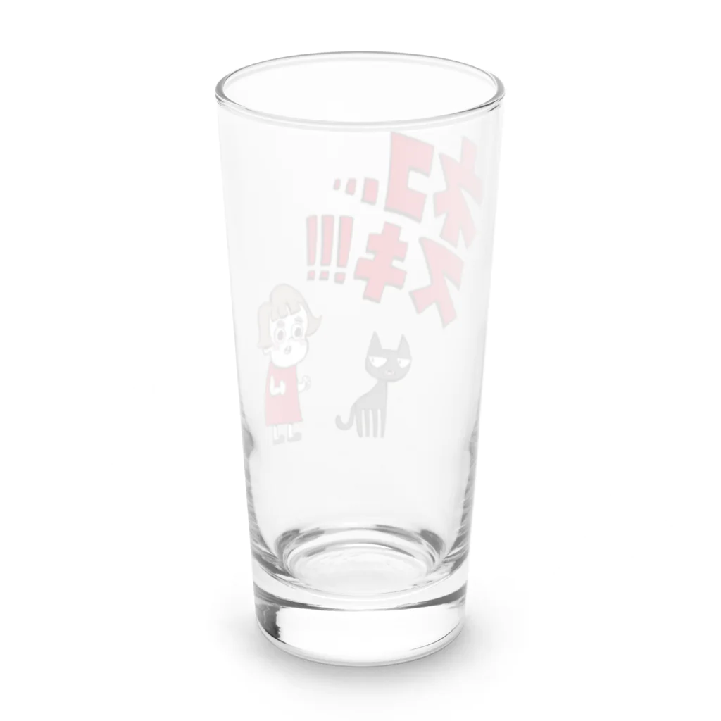 吉田家の店のネコ…スキ… Long Sized Water Glass :back