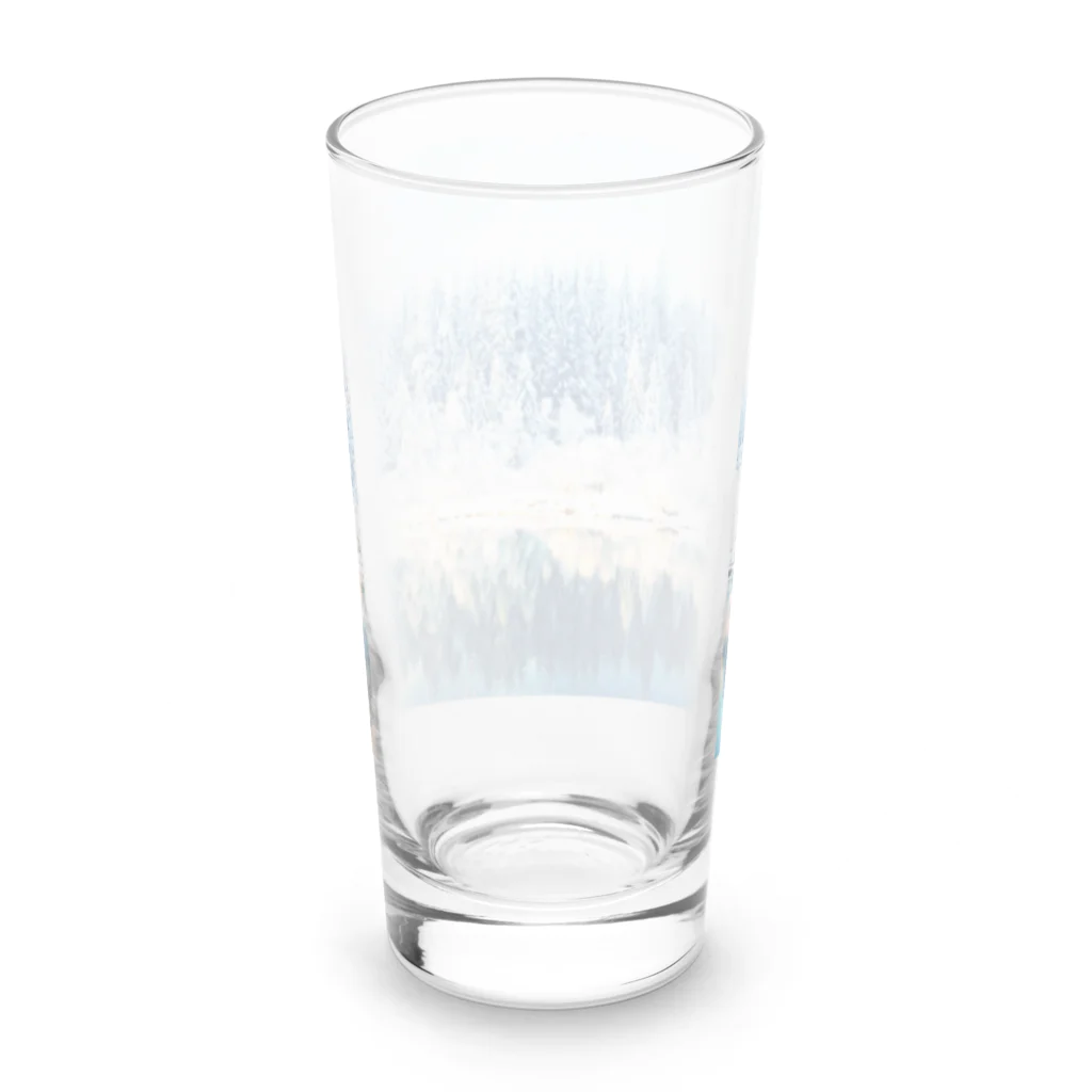 Let's Go for a Walkのwhite forest Long Sized Water Glass :back