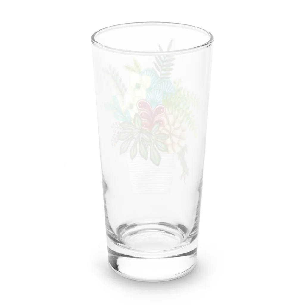 とうきちの寄せ植え(カラー) Long Sized Water Glass :back