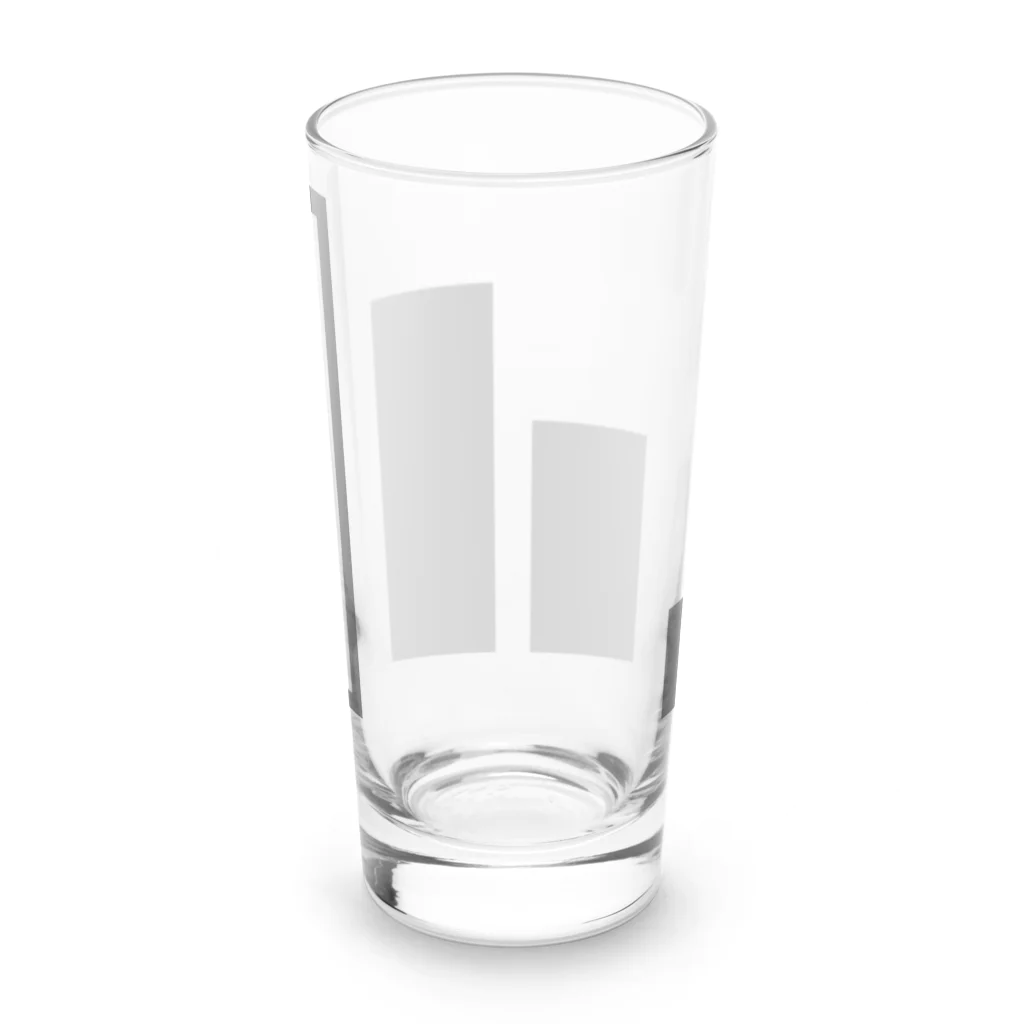 PyriteDesignのアンテナ3本【日用品】【横幅いっぱい】【デザイン色：黒】 Long Sized Water Glass :back