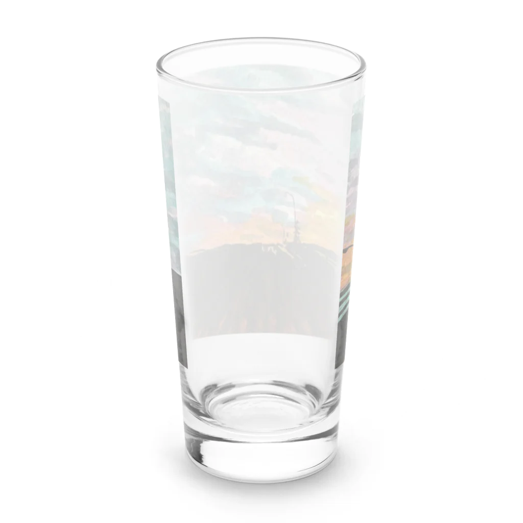 さかなきらいの帰宅 Long Sized Water Glass :back