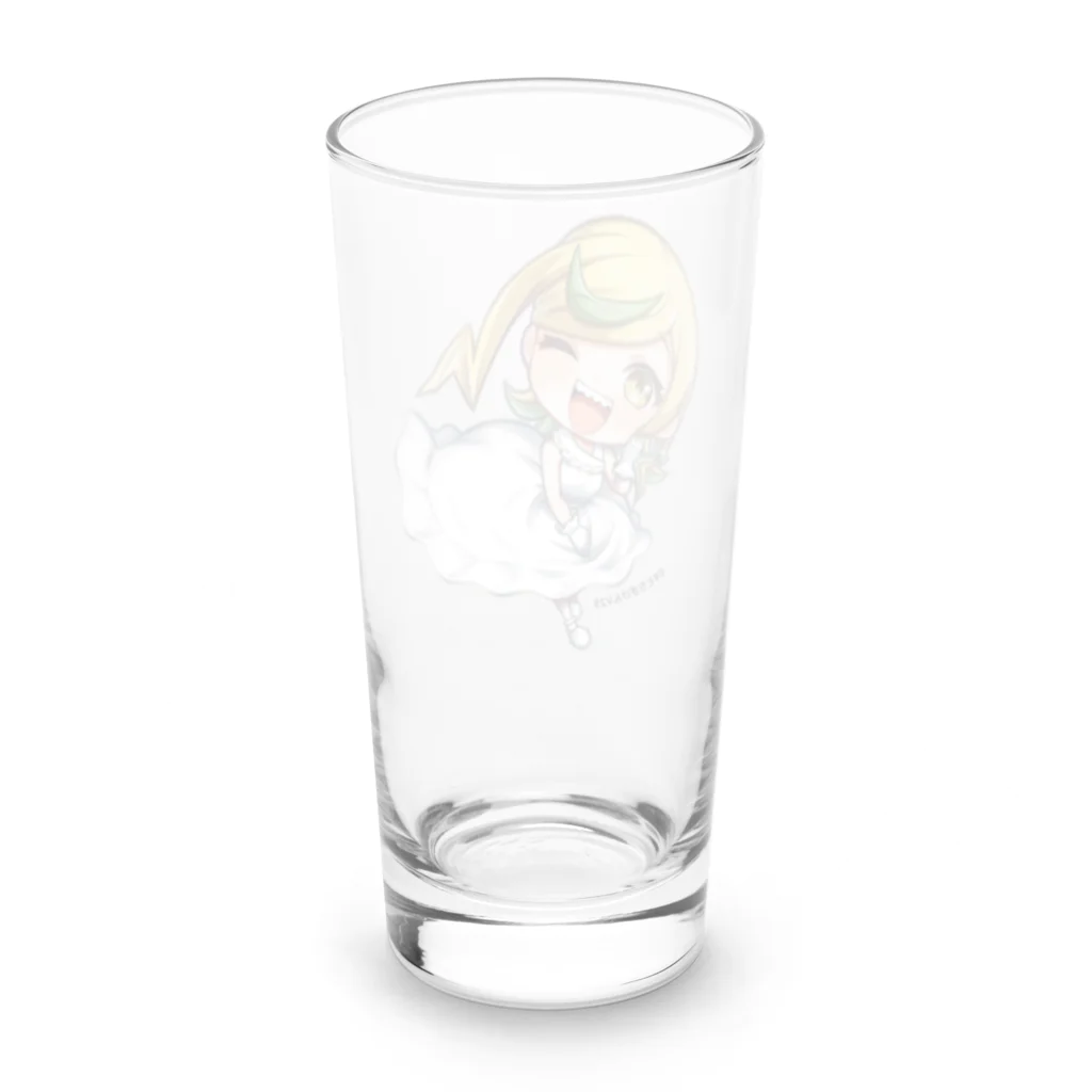 #とちぎけんV25 Official Shopの雷都お嬢様の餃子を食べにいきますわよシリーズ Long Sized Water Glass :back