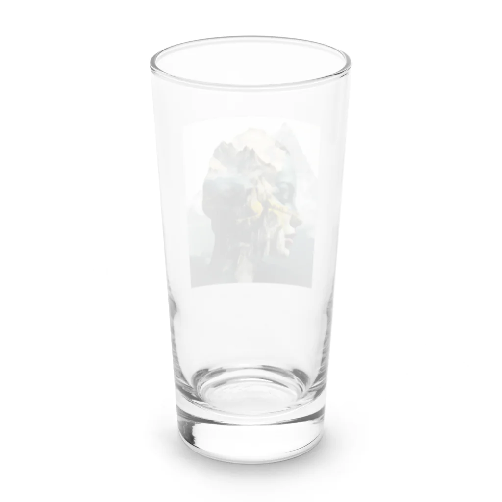 GreAの神秘的な女性 Long Sized Water Glass :back