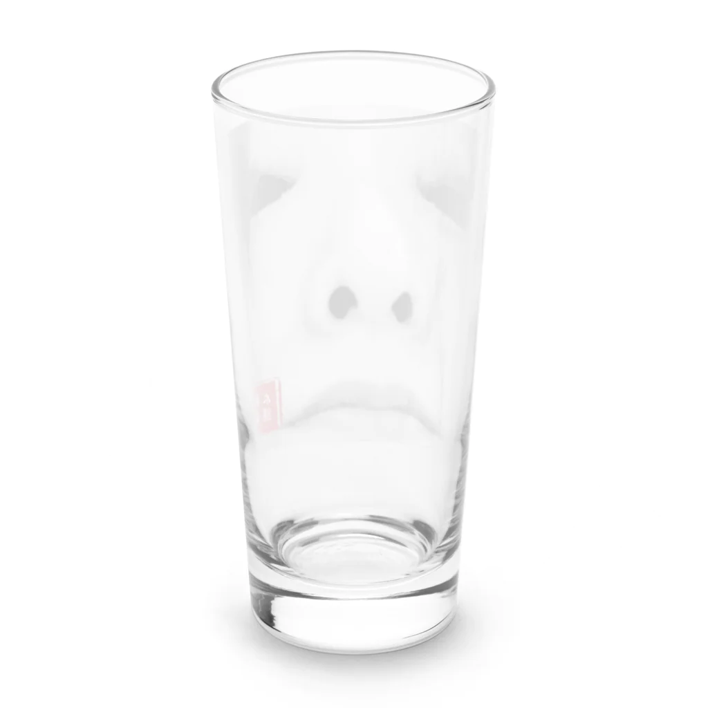 新堂本舗の新堂さんの顔グッズ Long Sized Water Glass :back