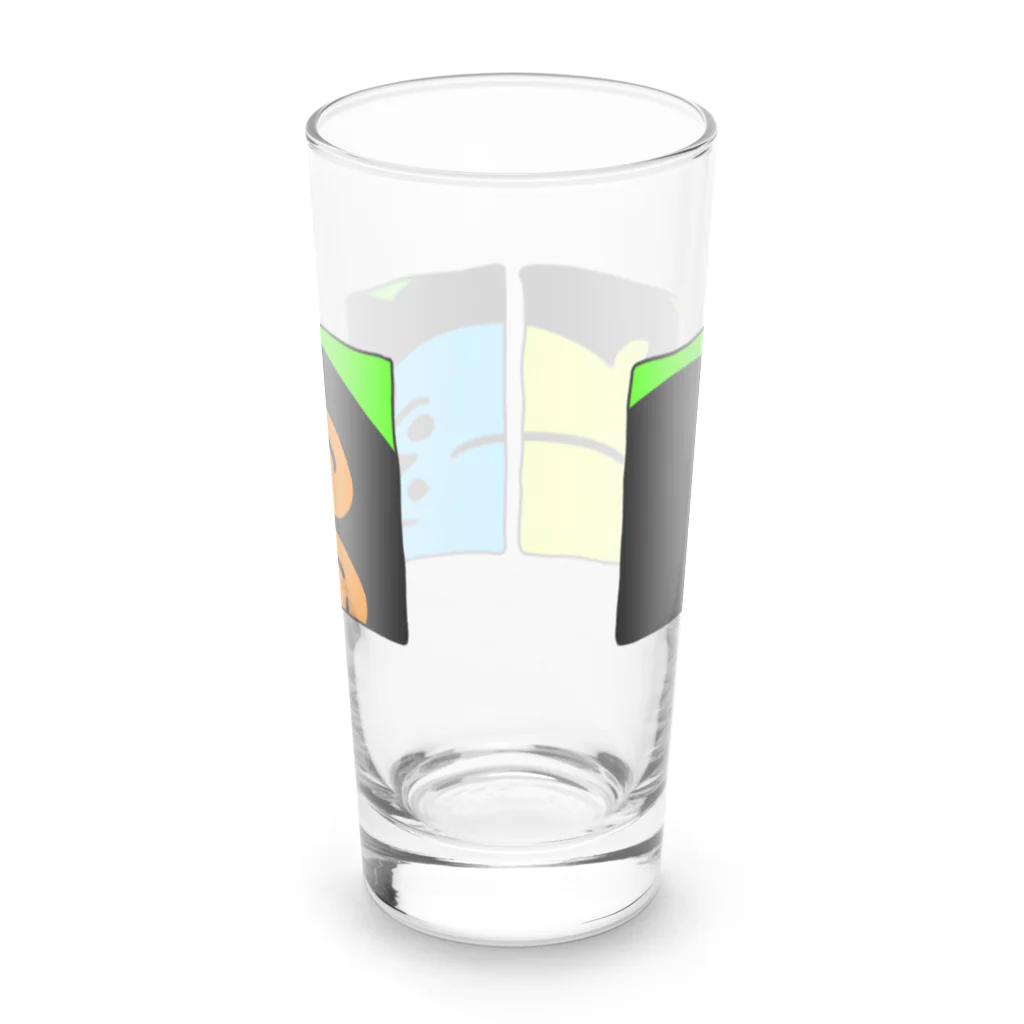 たんたんたぬの商店のゴリゴリゴリラ🦍 Long Sized Water Glass :back