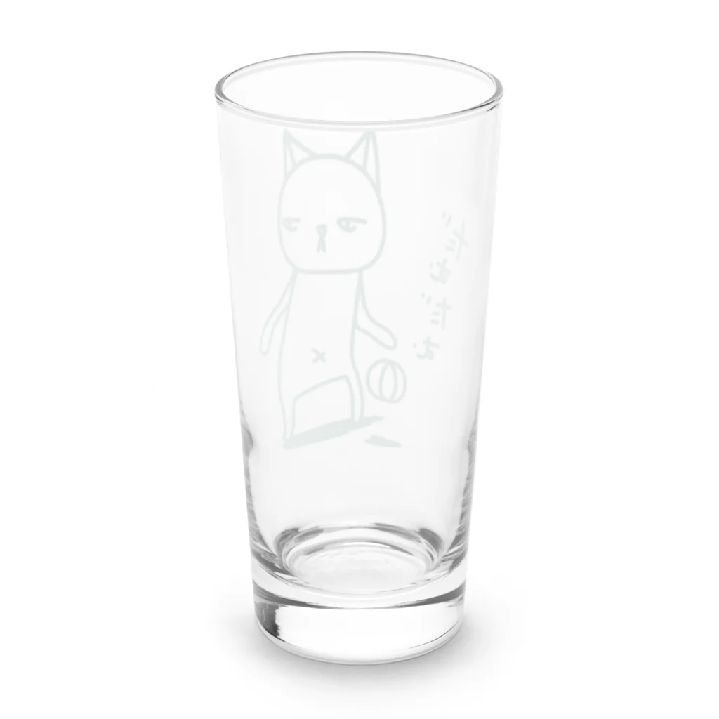 のほほん屋のバスケねこちゃん Long Sized Water Glass :back