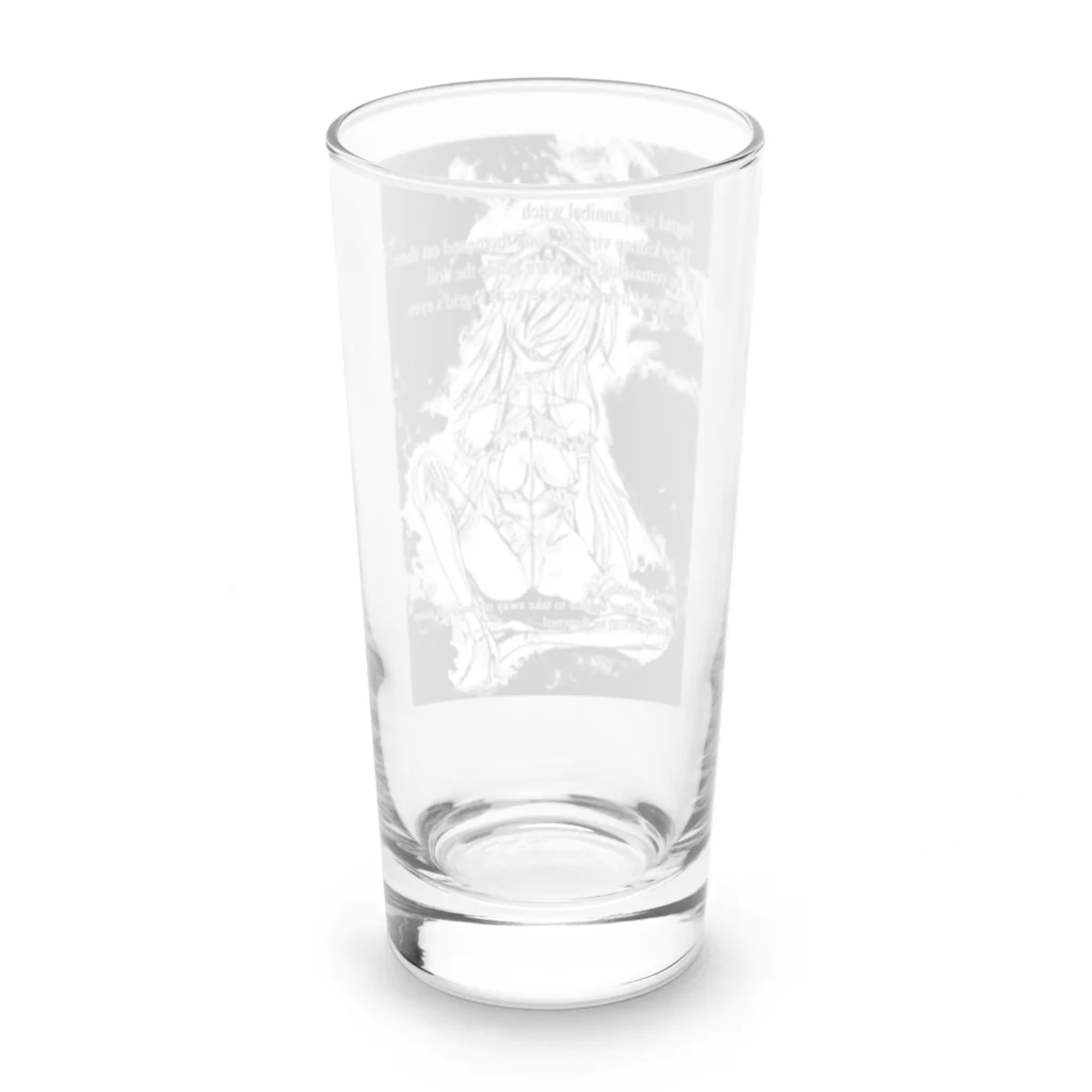 虹色孔雀の魔女。のイングリッドのこと。 Long Sized Water Glass :back