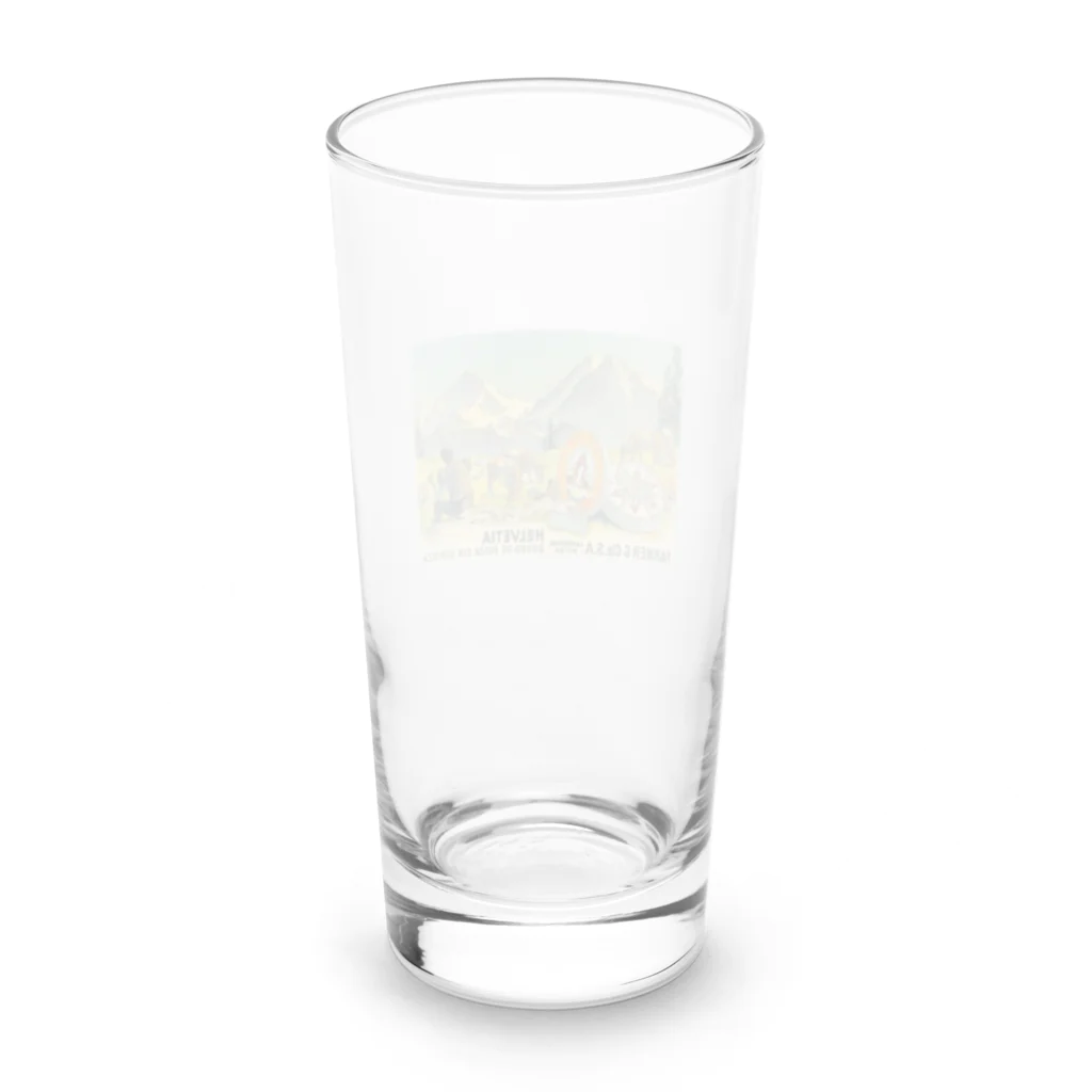 YS VINTAGE WORKSのスペインで販売されたスイスチーズ 1950年代　リトグラフ Long Sized Water Glass :back