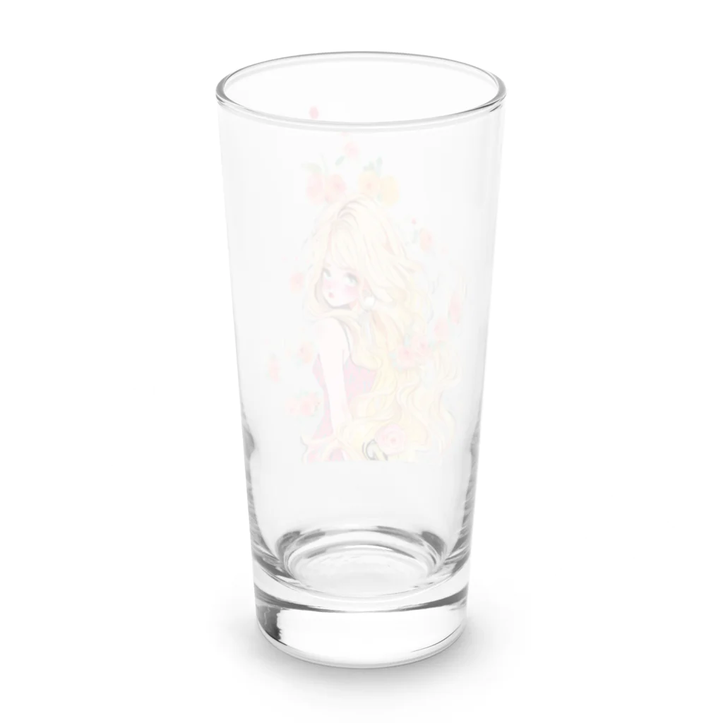 天道虫のウィムジカル ブルームズ Long Sized Water Glass :back