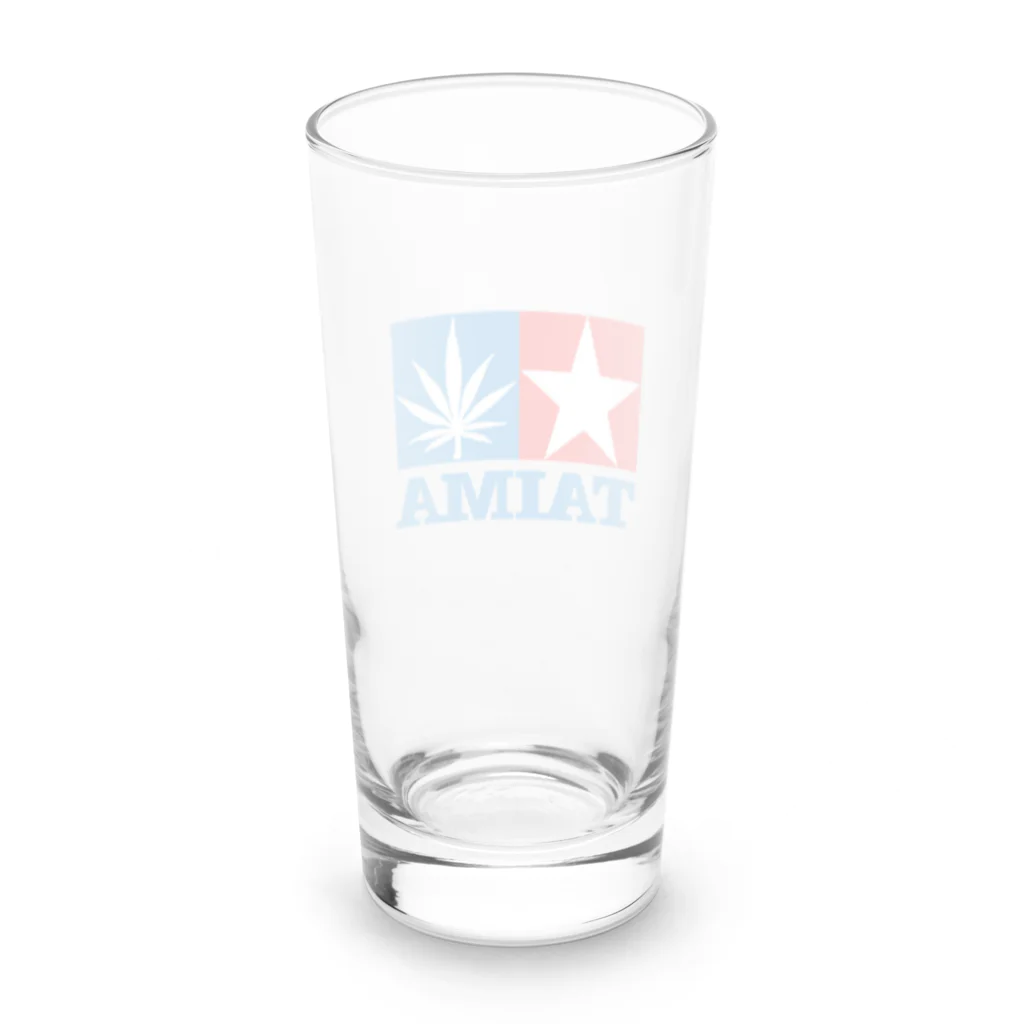 おもしろいTシャツ屋さんのTAIMA 大麻 大麻草 マリファナ cannabis marijuana Long Sized Water Glass :back