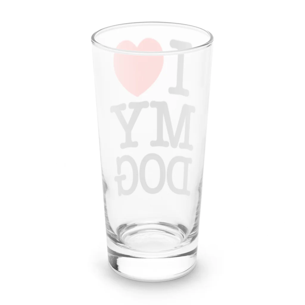 I LOVE SHOPのI LOVE MY DOG Long Sized Water Glass :back