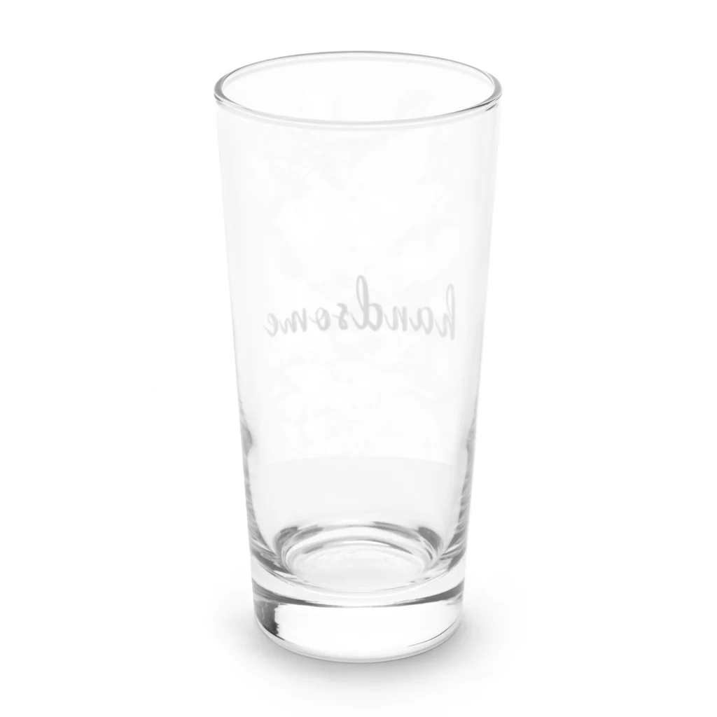 ここあまるの大理石柄 Long Sized Water Glass :back