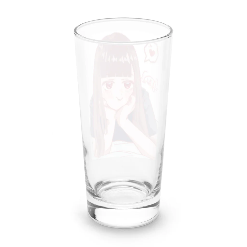 まるん。のまるん。の描き下ろしグッズ Long Sized Water Glass :back