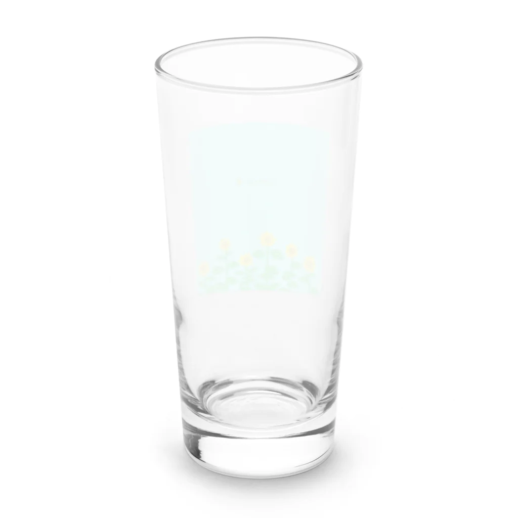 Manuとうみうしくんのヒマワリ Long Sized Water Glass :back