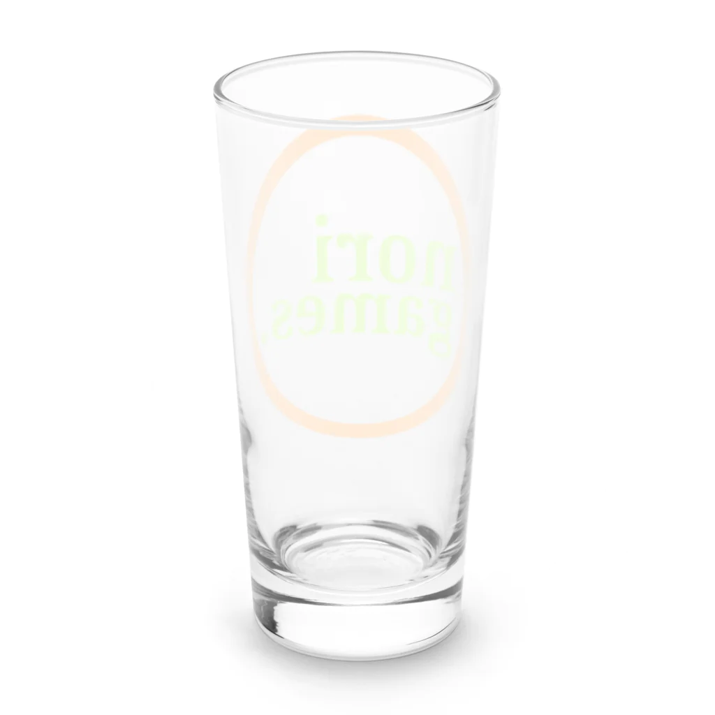 nori games.Shopのnori games. ロゴ オレンジグリーン Long Sized Water Glass :back