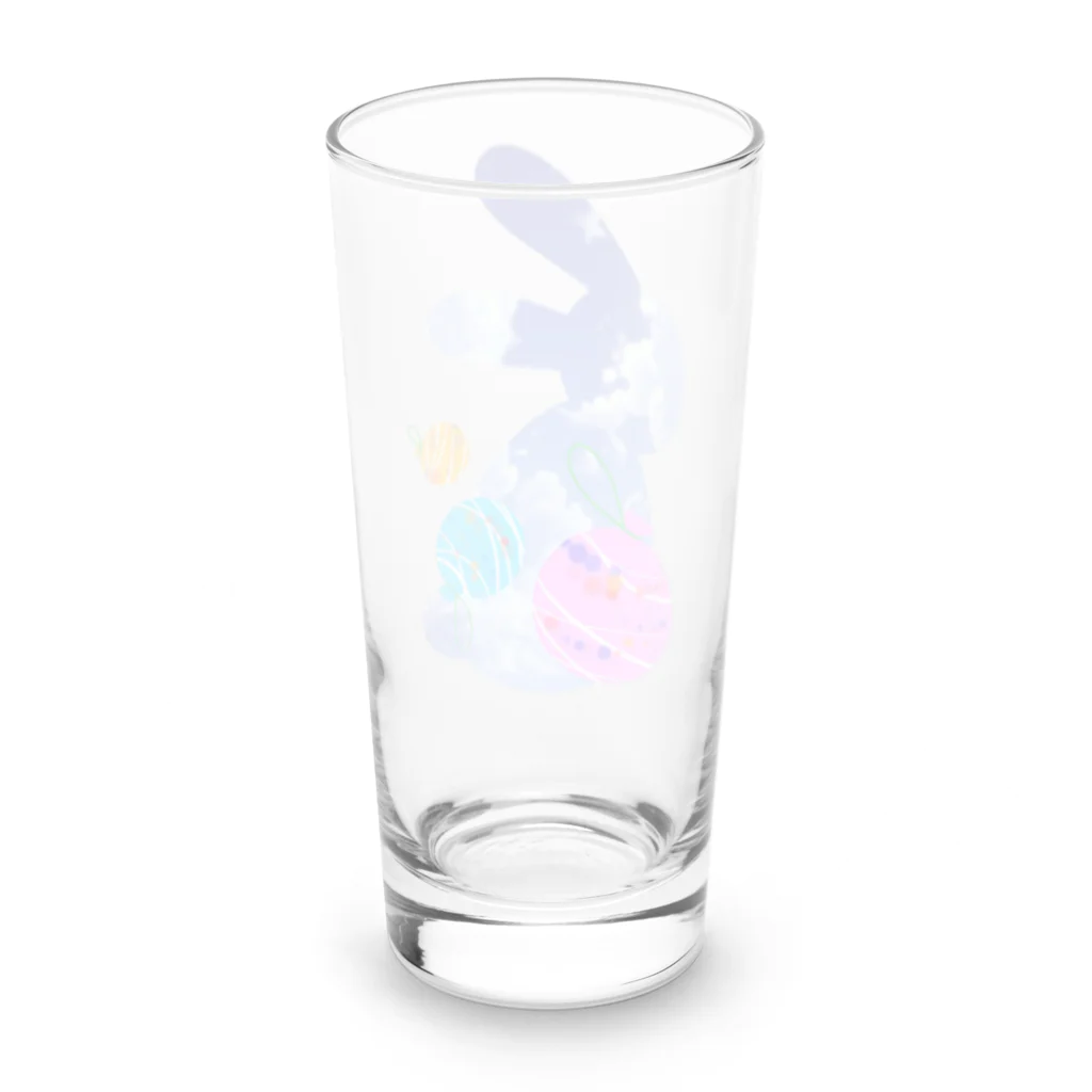 Rabbitflowerの夏の思い出 Long Sized Water Glass :back