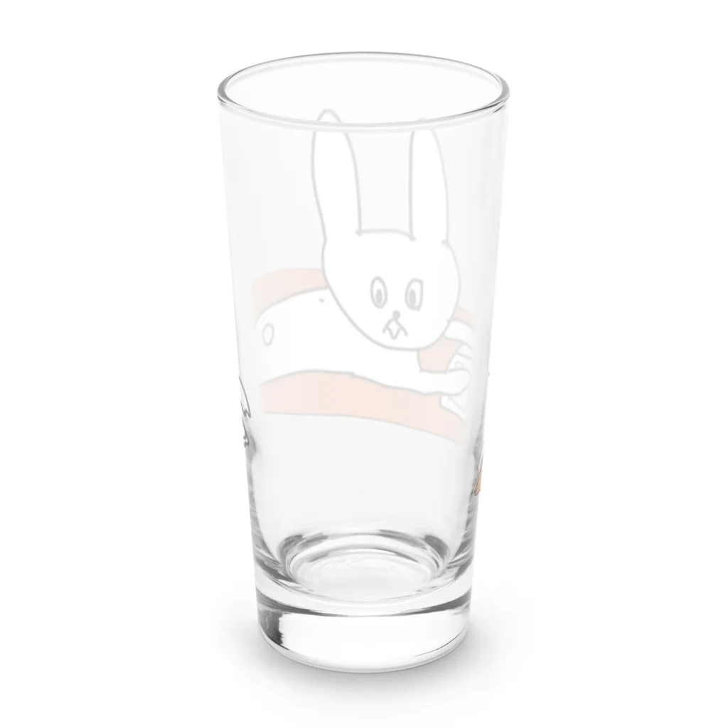 input03のうさ汰くん Long Sized Water Glass :back