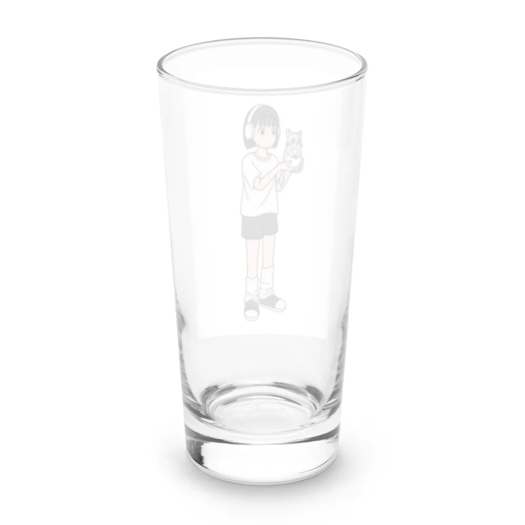 狩野ちゃんの狩野ちゃんとごまちゃん Long Sized Water Glass :back