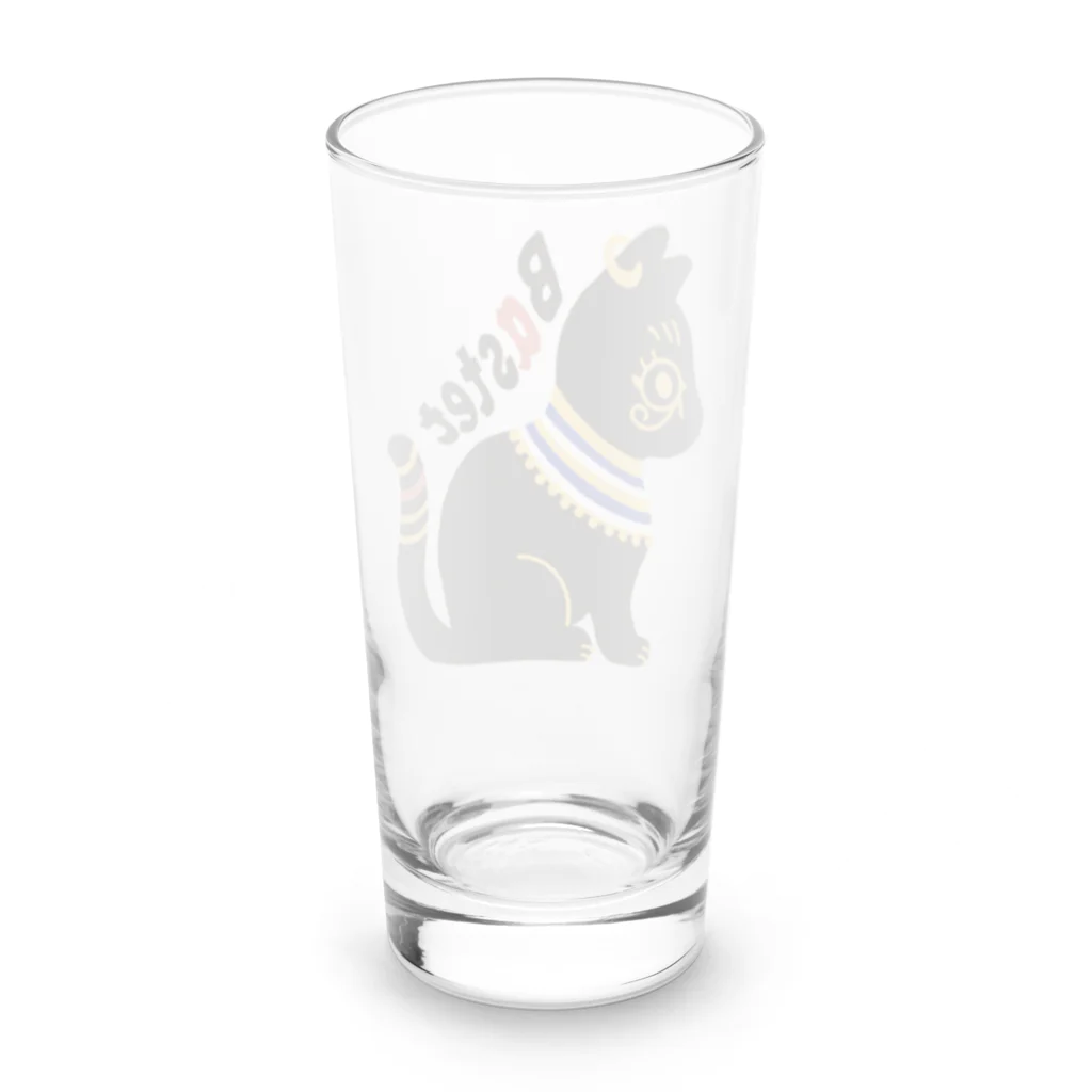 LAP CATs ＊hizaneko＊のバステト神（ベビちゃん仕様）文字凹バージョン Long Sized Water Glass :back