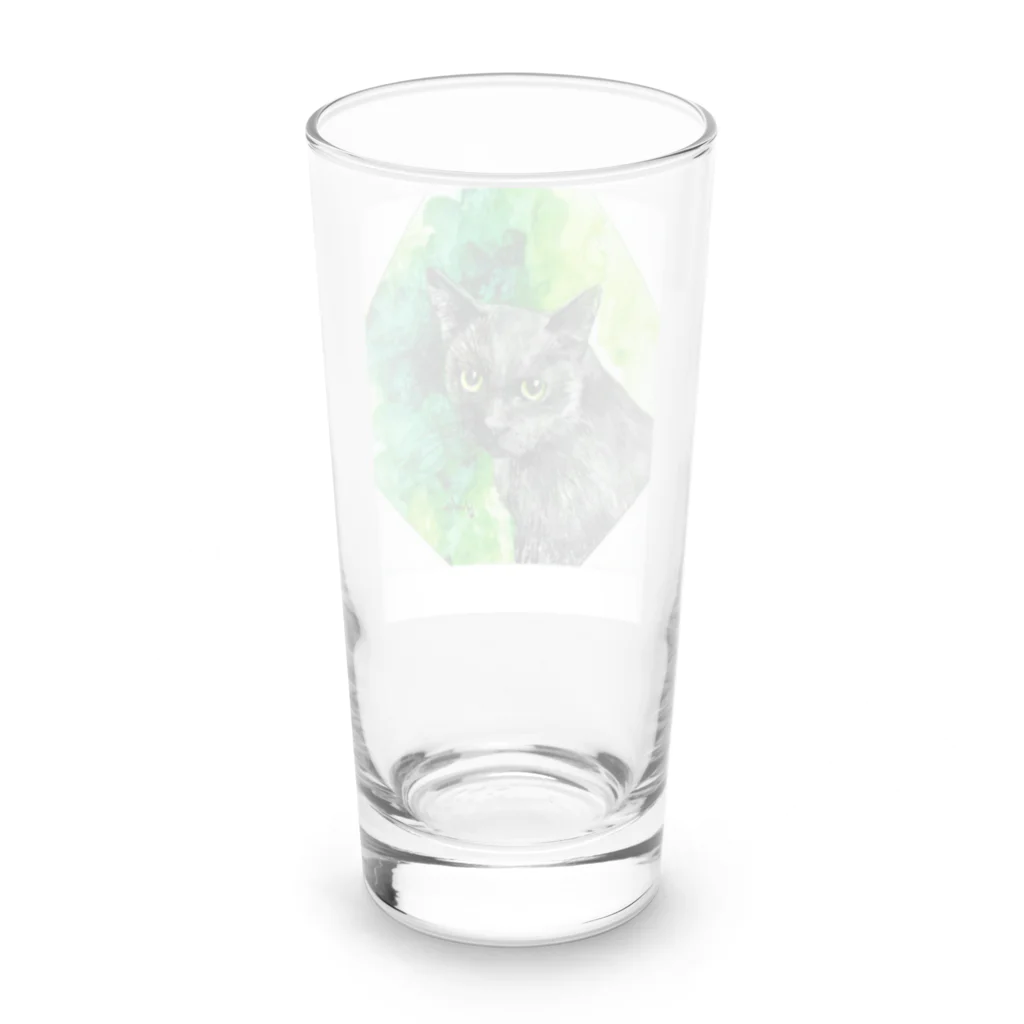 NEKONEEの黒恵 Long Sized Water Glass :back