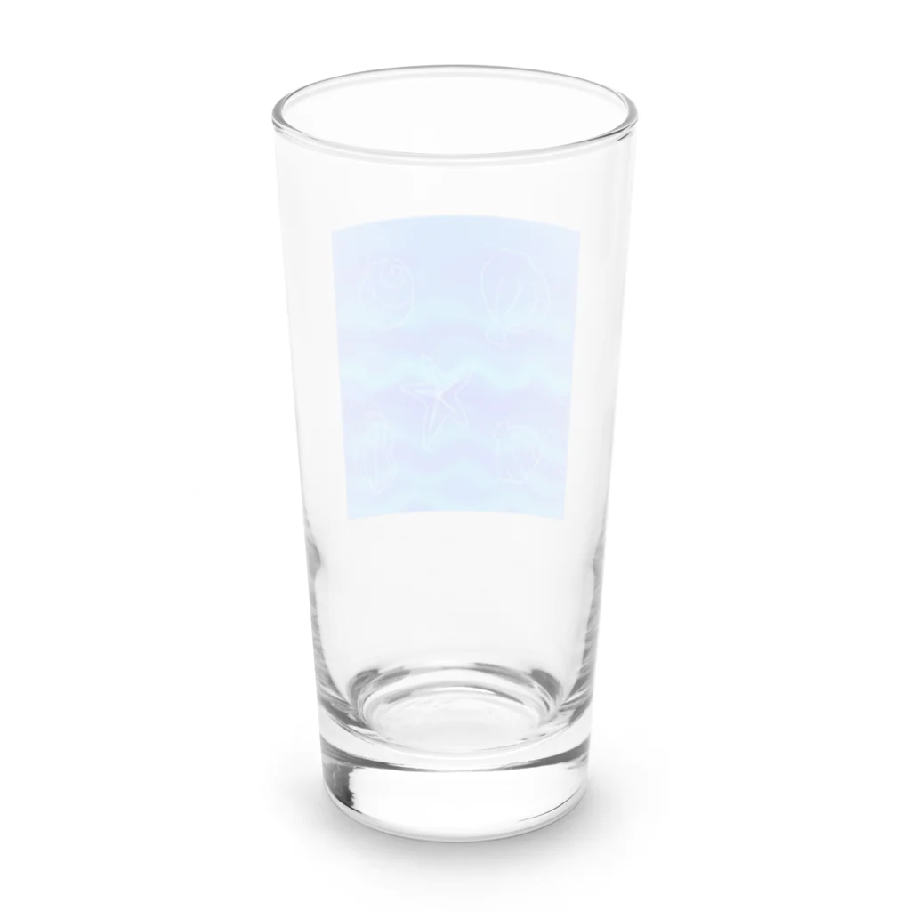 natane-Hの夏の海 Long Sized Water Glass :back